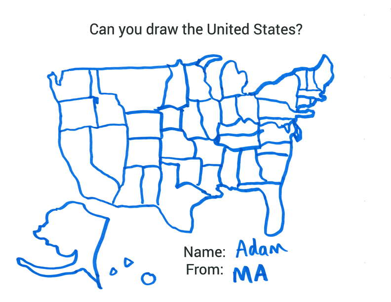State Draw Can You Draw All 50 US States? - Thrillist