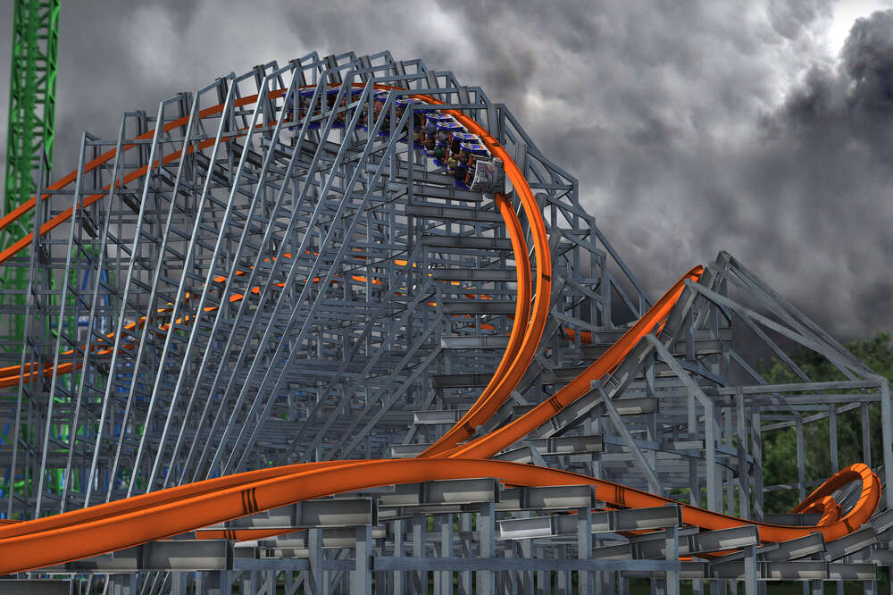 Six Flags New England s faster Wicked Cyclone ride is opening