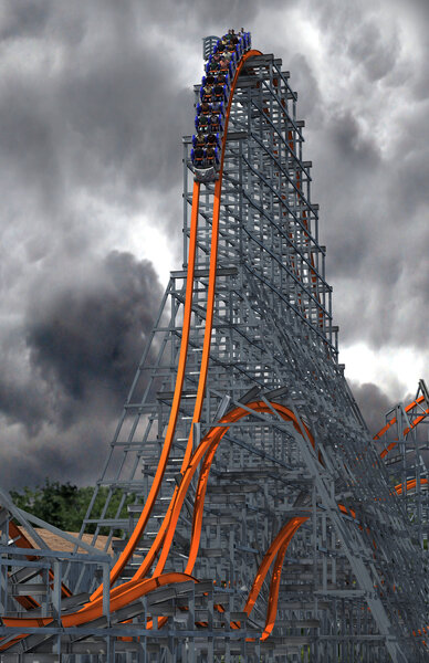 Six Flags New England s faster Wicked Cyclone ride is opening