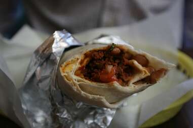 la taqueria burrito san francisco