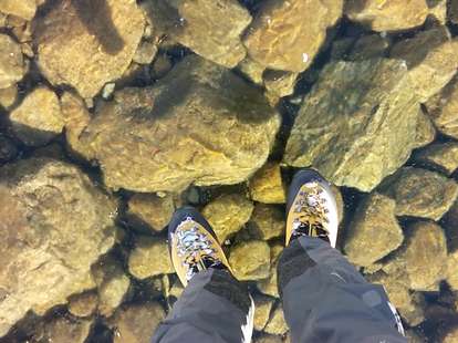 Hikers walk on ice in Slovakia's High Tatras Mountains in video - Thrillist