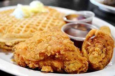 chicken and waffles