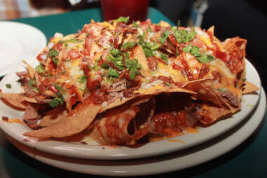 pulled meat nachos