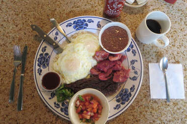 two egg breakfast