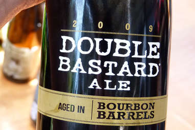 STONE double bastard bourbon ale
