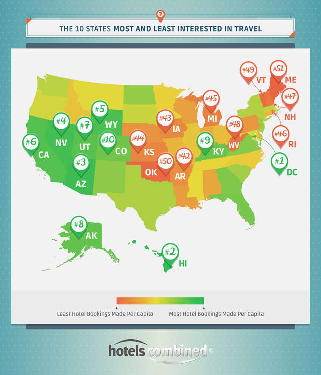 America's 10 Most Popular States - California, Florida, and Nevada Top ...