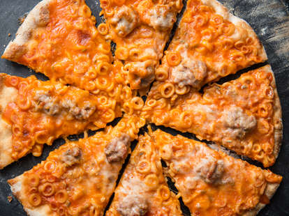 Spaghettios Pizza — Thrillist Recipes