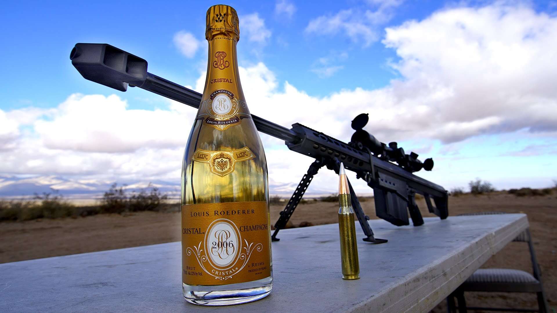 FullMag Uncorks Champagne with .50 Caliber Sniper Rifle - Thrillist
