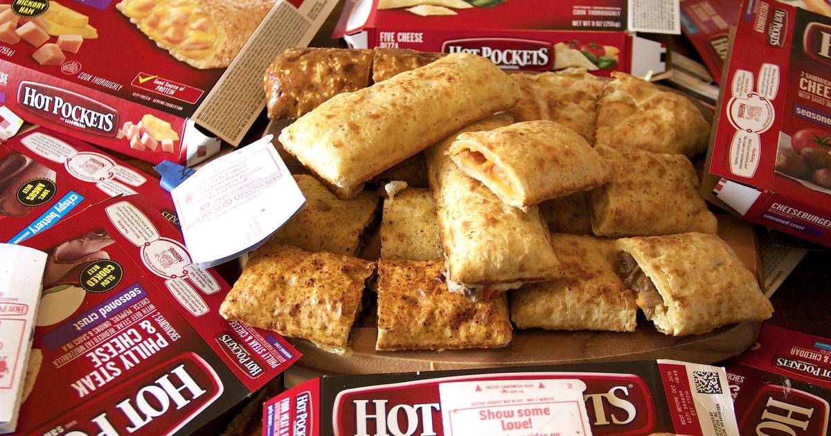 Hot Pockets Ham & Cheese Croissant Crust Sandwiches - Shop Entrees