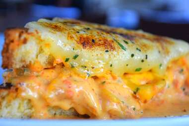 mac and cheese croque