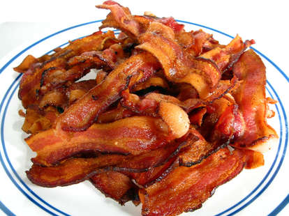 plate of bacon