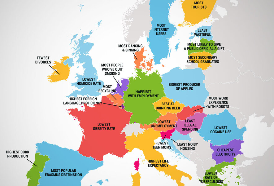 What Every European Country Is Best At The Best Things About EU