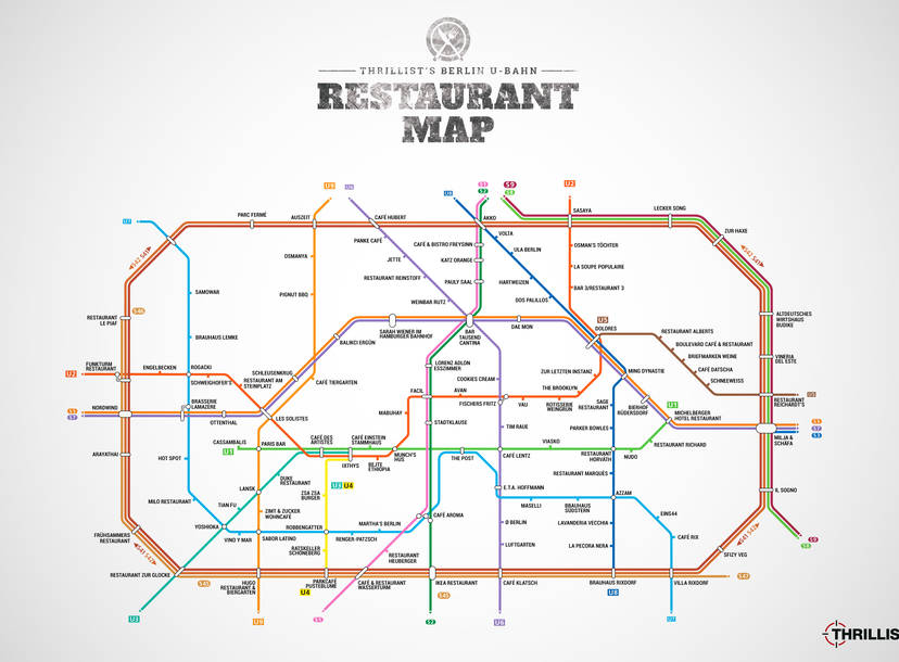 Berlin U Bahn Restaurant Map Berlin Restaurants Near Stations Thrillist