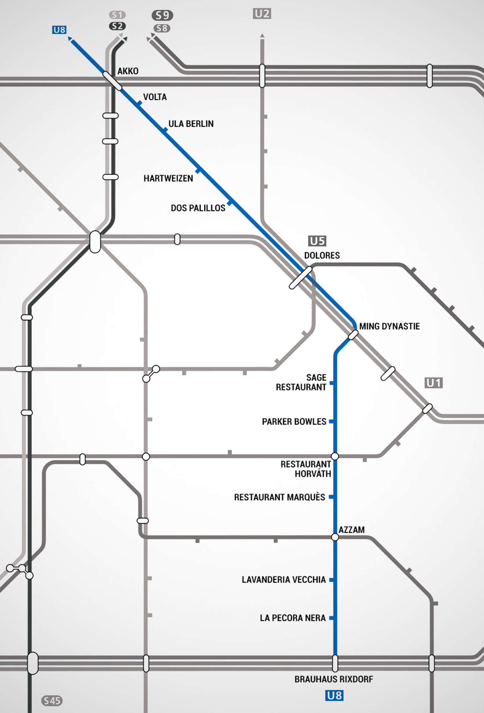 Berlin UBahn Restaurant Map Berlin Restaurants Near