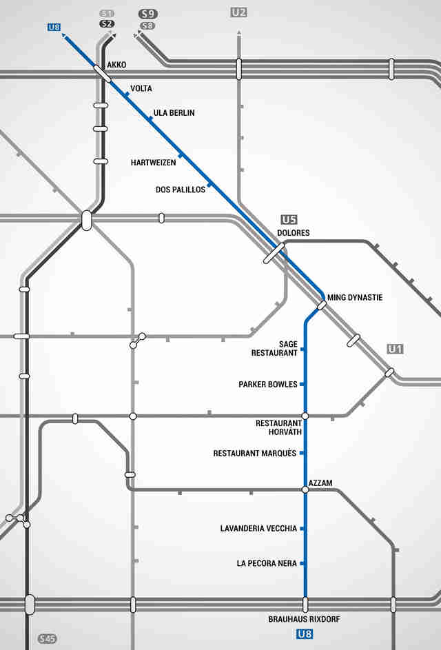 Berlin UBahn Restaurant Map Berlin Restaurants Near