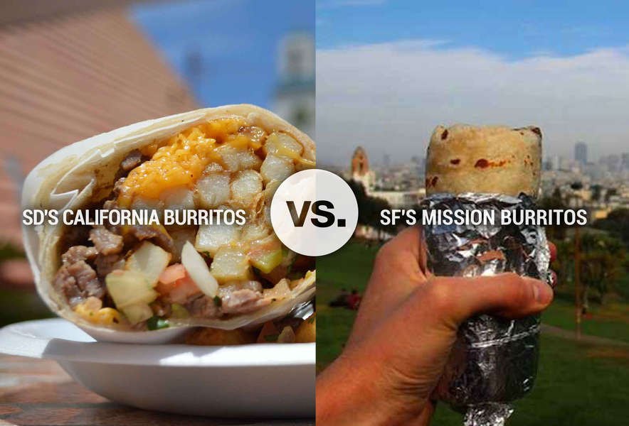 San Diego California Burritos Beat San Francisco Mission Burritos Thrillist