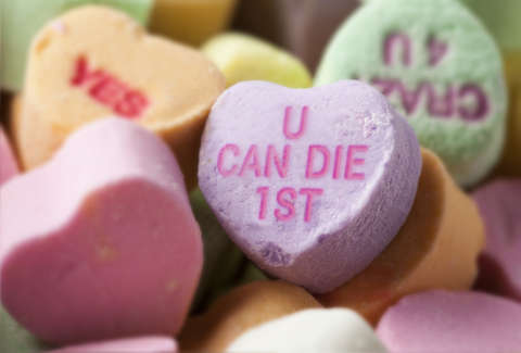 valentines day candy hearts