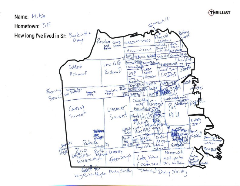 21 San Franciscans Draw 21 Maps of SF From Memory - Thrillist