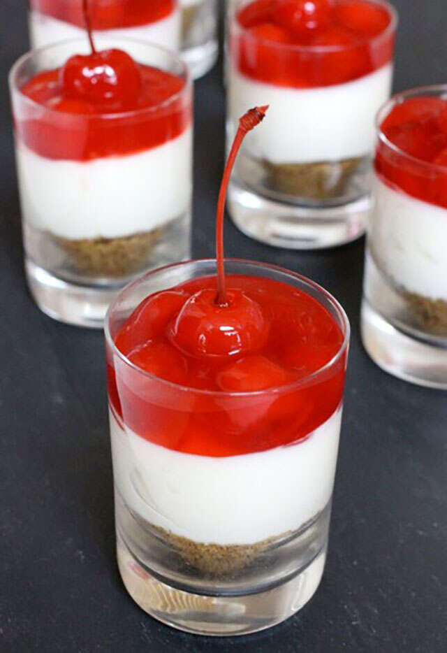 Fireball cheesecake shots