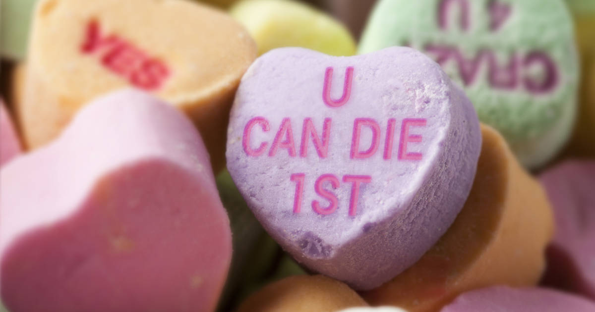 Candy hearts hi-res stock photography and images - Alamy