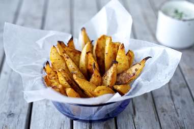 Oven rutabaga fries