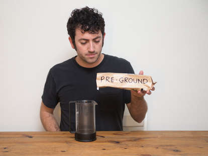 pre-ground coffee 