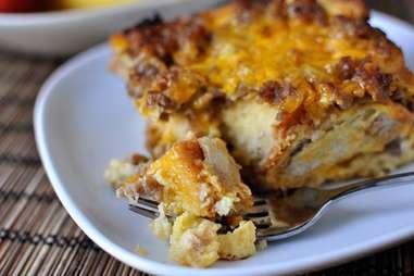 Sausage and egg breakfast bake