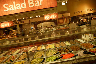 salad bar at Whole Foods