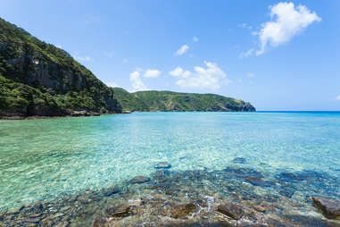 zamami, japan clear waters