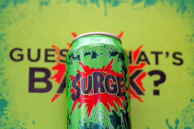 Surge soda can