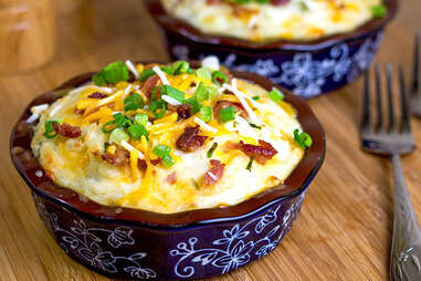 Loaded potato topping shepherd's pie