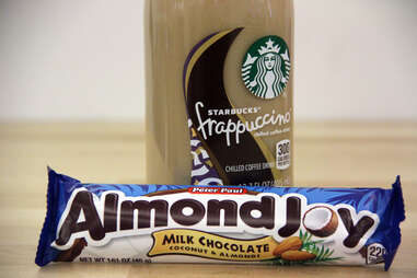 Starbucks Mocha Coconut Frappuccino with Almond Joy