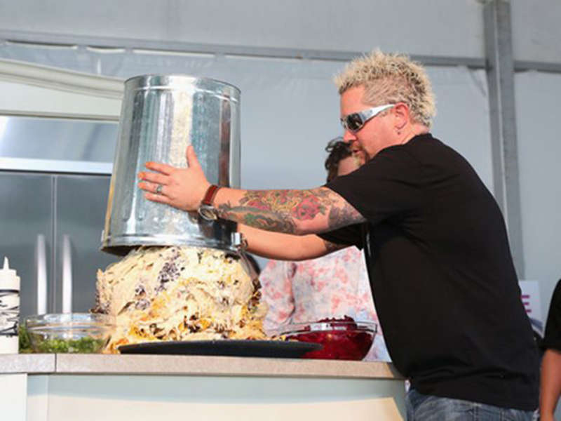 Guy Fieri Trash Can Nachos Thrillist