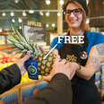 whole foods free pineapple