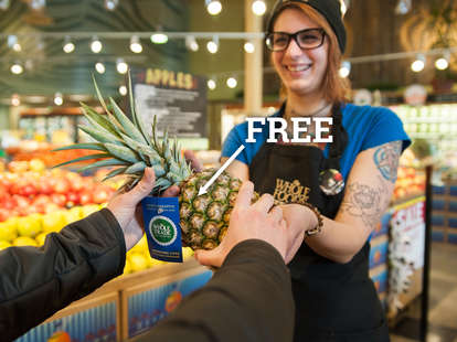 whole foods free pineapple