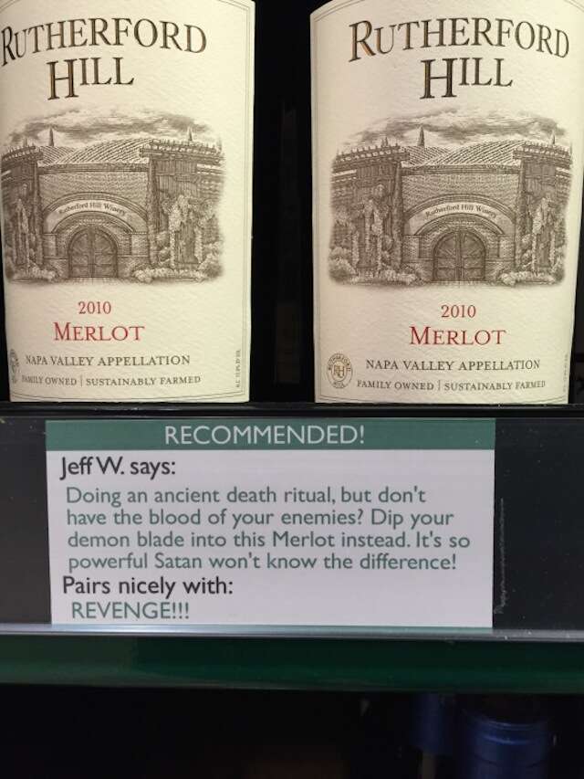Wine recommendation ancient death ritual