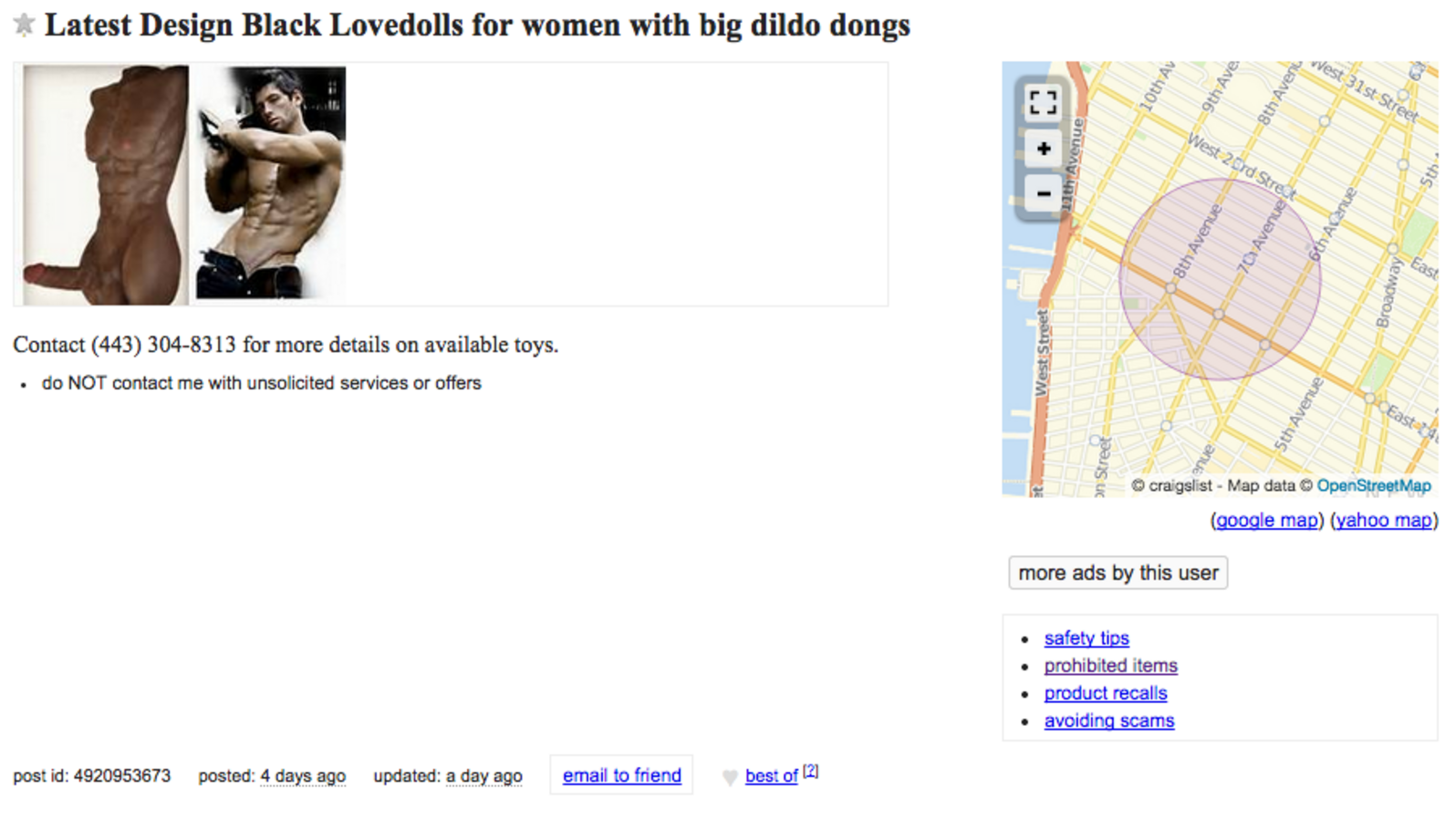 The 10 Most WTF Things On NY Craigslist Right Now Stripper Pole