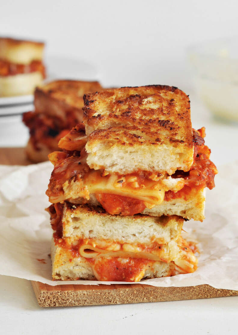 Lasagna grilled cheese