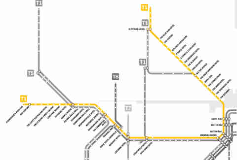 Sydney S Trains Bar Map Thrillist