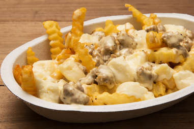 Biscuits and Gravy Poutine — Thrillist Recipes