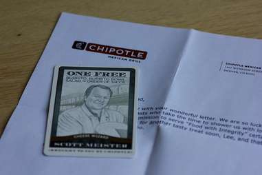 Chipotle gift card