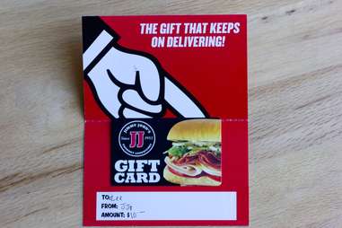 Jimmy John's gift card