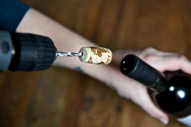 Wine corkscrew power tool