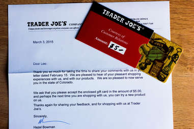 Trader Joe's gift card