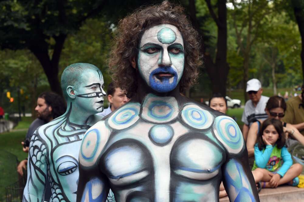 Expect A Huge Swarm Of Naked People In Body Paint To Hit NYC This Summer -  Thrillist