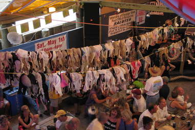 Inside notorious bar where thousands of women have ripped off bras