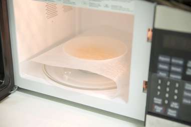 wax paper in microwave