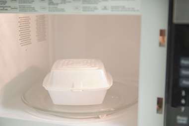 styrofoam in microwave