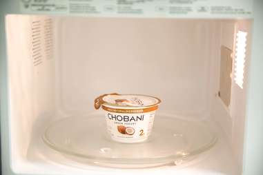 yogurt in microwave