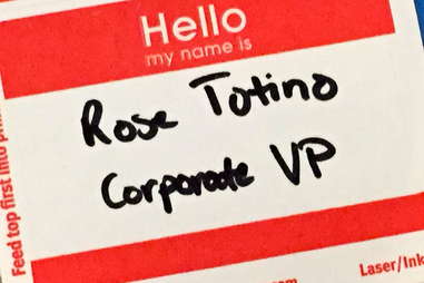 Rose Totino nametag